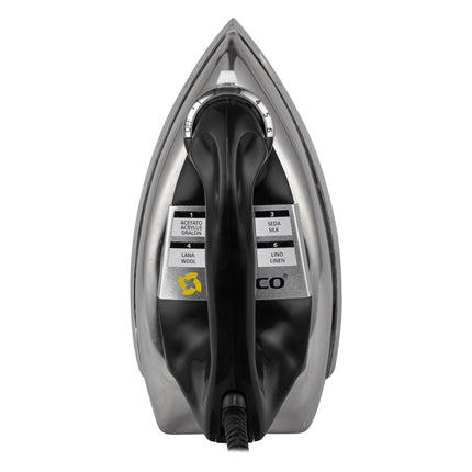 Combo Hervidor Metálico 1.8L KE1801 + Plancha Pesada Vintage I1700 Imaco