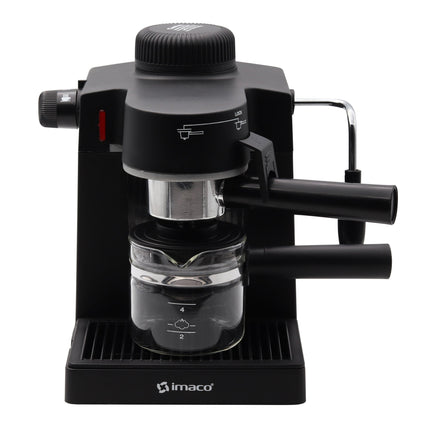 Cafetera Espresso y Capuccino Imaco IECM5B – 5 Bares, 670 W, Para 4 Tazas