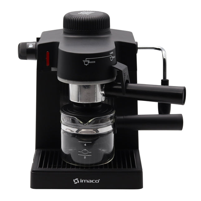 Cafetera Espresso y Capuccino Imaco IECM5B – 5 Bares, 670 W, Para 4 Tazas