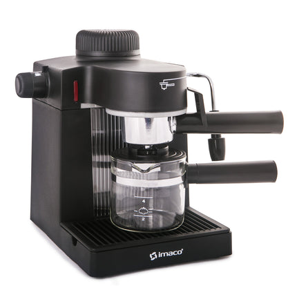 Cafetera Espresso y Capuccino Imaco IECM5B – 5 Bares, 670 W, Para 4 Tazas