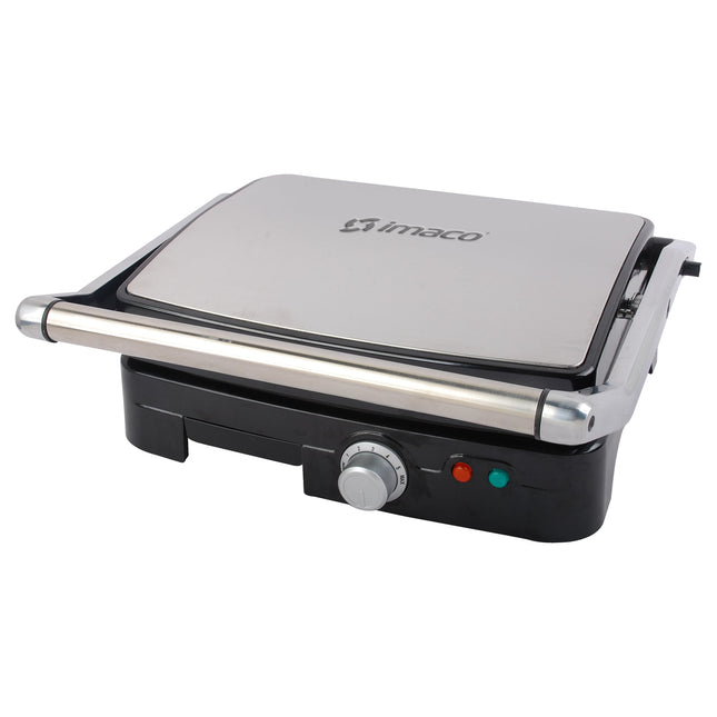 Grill Panini Imaco IG2923 – 1800 W, Apertura 180°, Cuerpo de Metal