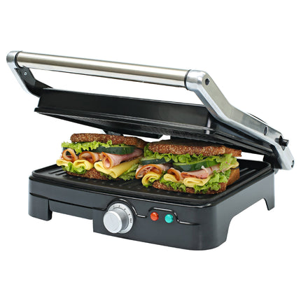 Grill Panini Imaco IG2923 – 1800 W, Apertura 180°, Cuerpo de Metal