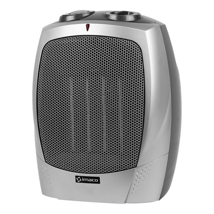 Termoventilador Portátil Cerámico Imaco ITC3181 – 1800 W, 2 Niveles de Calentamiento, Termostato Regulable
