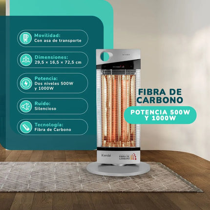 ESTUFA FIBRA DE CARBONO  NSB-120K6 SILVER