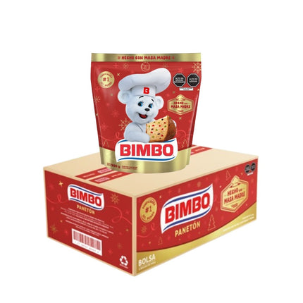 Caja de 6 unidades Panetón Bimbo bolsa 900 g