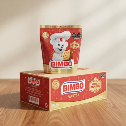 Caja de 6 unidades Panetón Bimbo bolsa 900 g