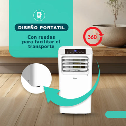 Aire Acondicionado Portátil 12000 BTU 3 en 1
