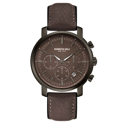 Reloj análogo Kenneth Cole KC50775004A para hombre marrón