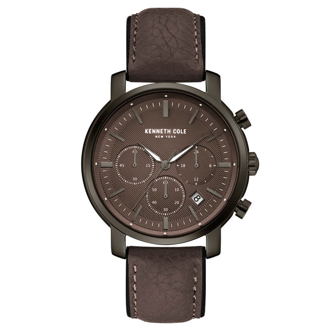 Reloj análogo Kenneth Cole KC50775004A para hombre marrón