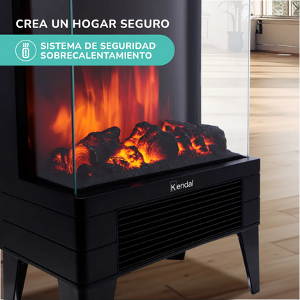 Estufa Chimenea Electrica Kendal  KCE-96S