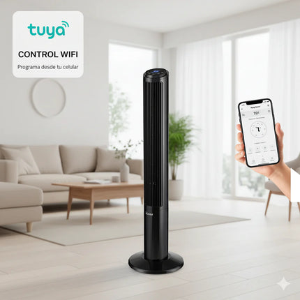 Ventilador de Torre Kendal Kvt-k4007 Potente Con Wifi Y Control Remoto
