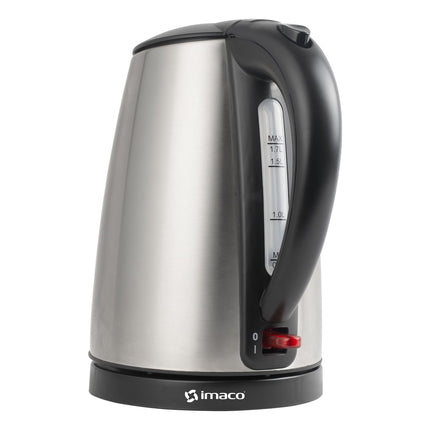 Hervidor Eléctrico Metálico Imaco KE1712 – 1.7 Litros, 1850 W, Base Inalámbrica 360°