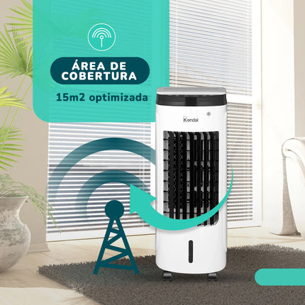 Enfriador de Aire y Ventilador Kendal 4 en 1 Potencia 60W 3.5ltrs