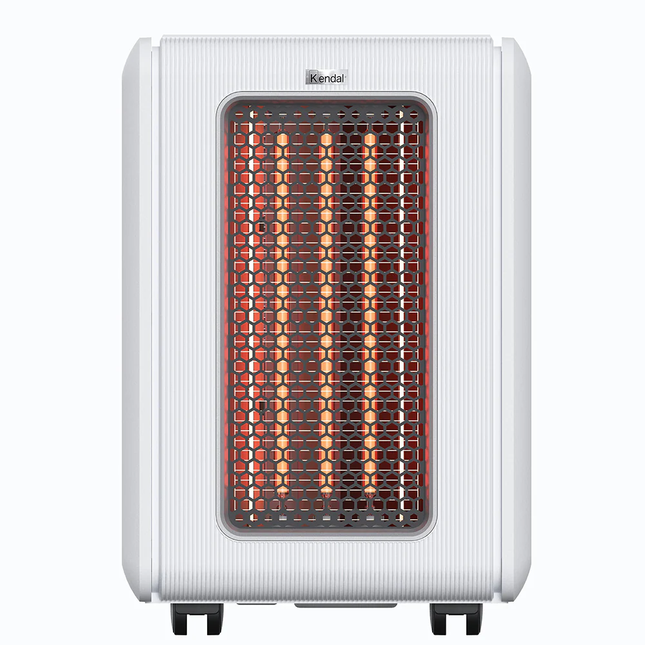 Estufa Infrarroja Kendal KEI-GOLDEN, 2000W, WIFI, 5 Modos de Calor, BLANCA– Para Ambientes hasta 65 m²