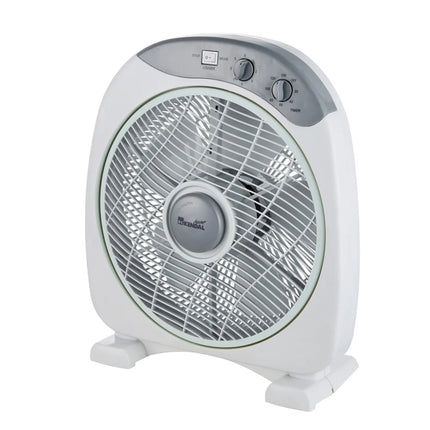 Ventilador Sobremesa BOX 12 Pulgadas Con timer KF-12B3 Blanco