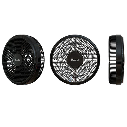 Ventilador Kendal KVP-TURBO3 3x1 - Aspas Dobles 14 - 55W - Control Remoto y Pantalla LED