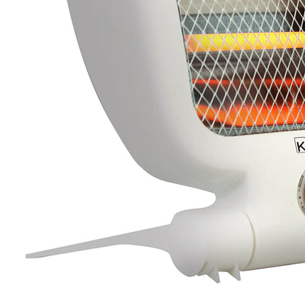Estufa Eléctrica de Cuarzo Kendal KRH06S Blanca 800W Hasta 12 m²