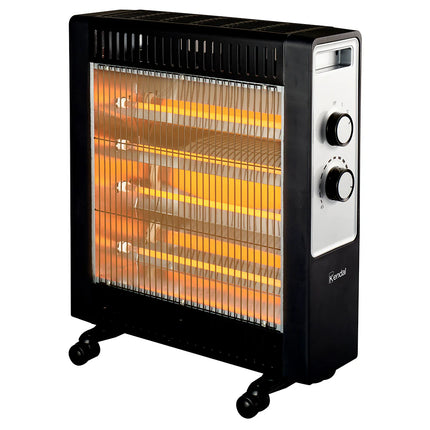 Estufa Eléctrica Fibra de Carbono Kendal KNSB-220 Negra