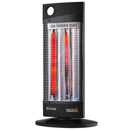 Estufa Eléctrica Fibra de Carbono Kendal NSB-120K5 Negra 1000W Hasta 16 m²