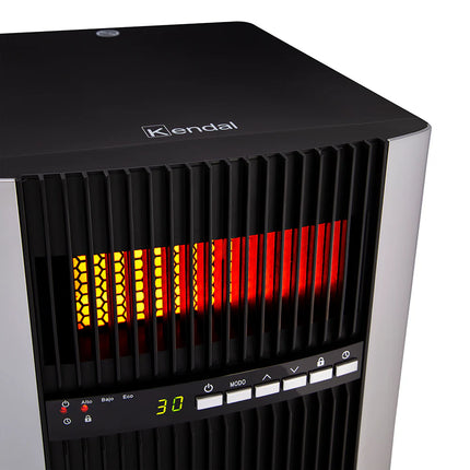 Estufa Infrarroja Kendal KPH-96T Negra 1500W Hasta 30 m²
