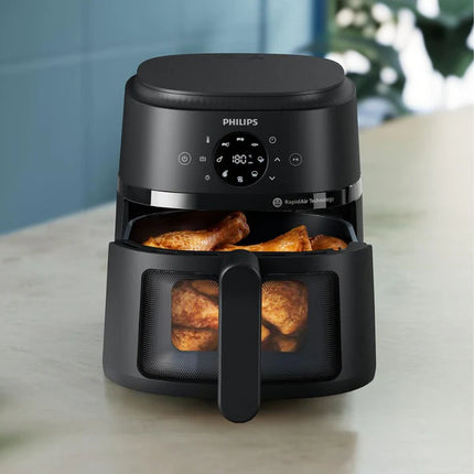 Combo Freidora de aire 4.2 litros RapidAir digital + Accesorio para Horno Philips