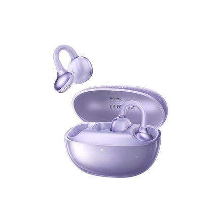 Audífonos REMAX OWS-23 Ear Clip Open Bluetooth púrpura