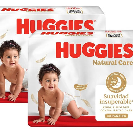 Pack 2 Pañal Natural Care Xtracare Big Talla Xg 60u