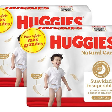 Pack 2 Pañal Natural Care Bigpack Talla Xxxg 54u