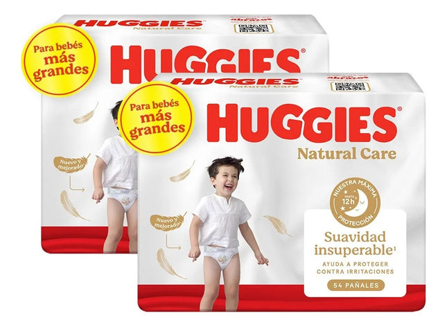Pack 2 Pañal Natural Care Bigpack Talla Xxxg 54u