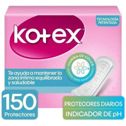 Kotex Protectores Diarios pH Balanceado – Cuidado Íntimo 150 ud