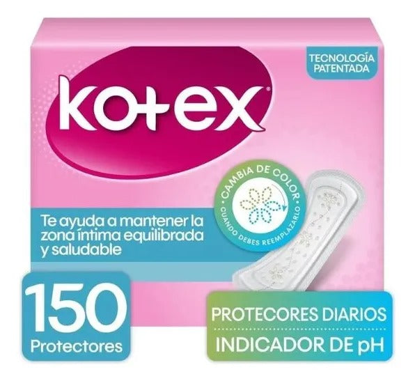 Kotex Protectores Diarios pH Balanceado – Cuidado Íntimo 150 ud