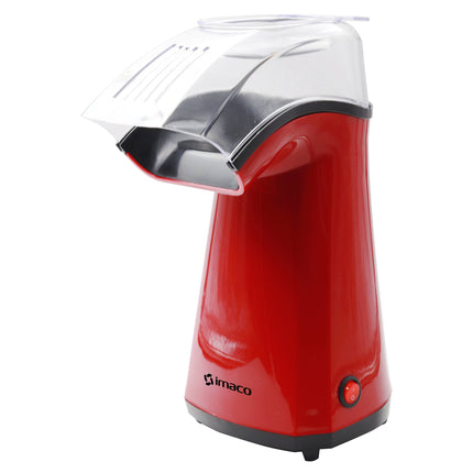 Popcorn Maker Imaco PO120R – 1100 W, Cuerpo de Plástico ABS, Cubierta Transparente