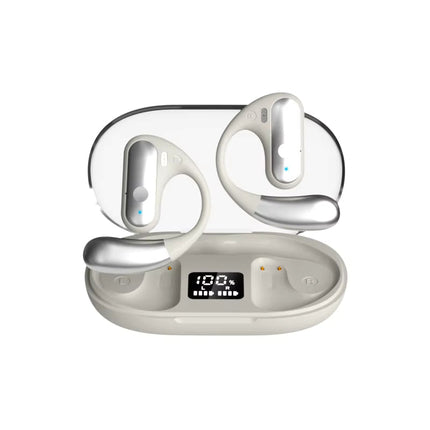 Audífonos Deportivos DOQAUS Q28 Open-Ear Bluetooth 5.3 blanco