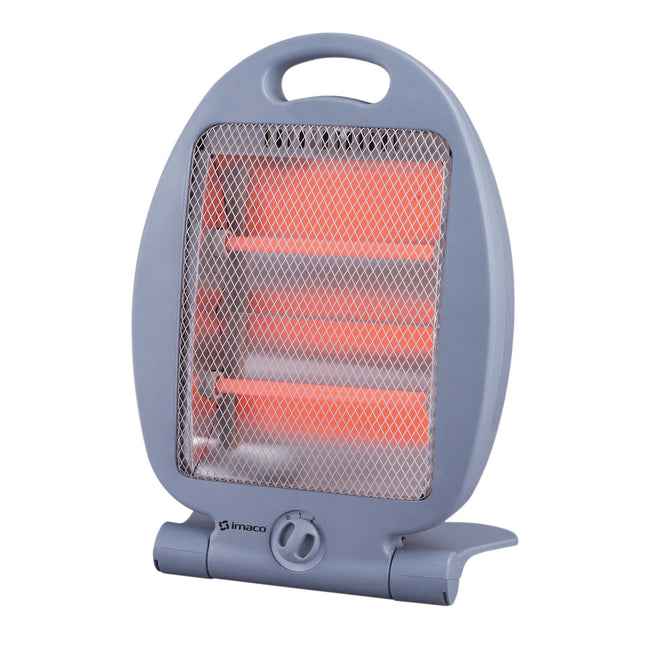 Estufa de Cuarzo Imaco QH2000 – 800 W, 2 Niveles de Calentamiento, Seguridad Antivuelco