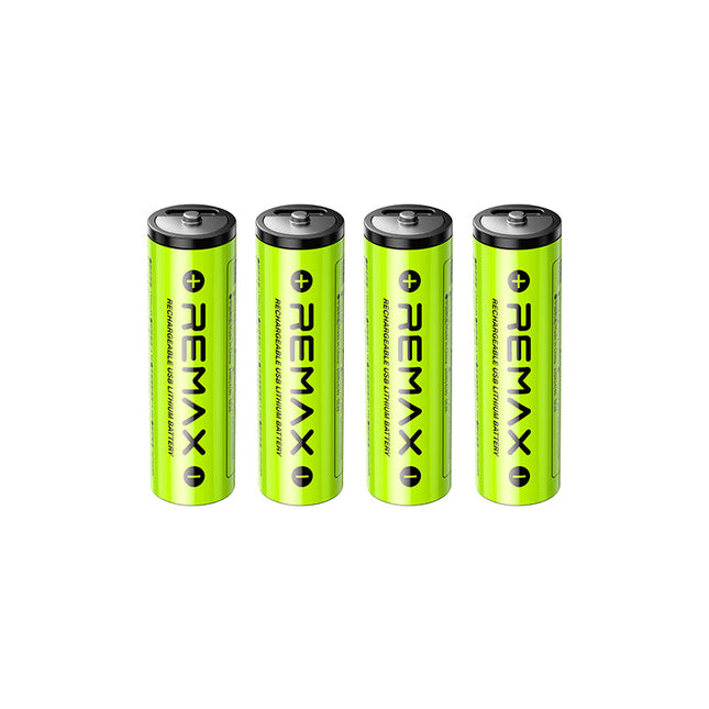Baterías recargables REMAX AA Pack x4 USB Lithium 3071mWh