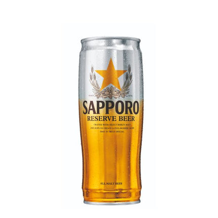 Six Pack Cerveza Sapporo Reserve Lager Lata 650 ml