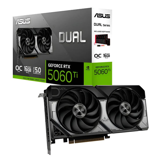 Tarjeta gráfica ASUS Dual GeForce RTX 5060 Ti 16GB GDDR7