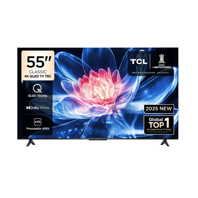Televisor TCL 55" 55T6C QLED 4K UHD Google TV