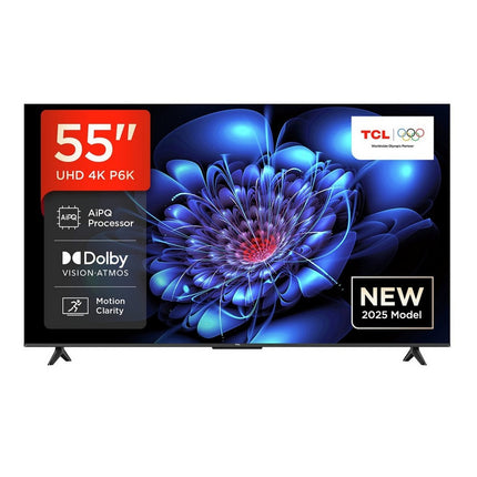Televisor TCL 55" 55P6K 2025 LED 4K UHD Google TV