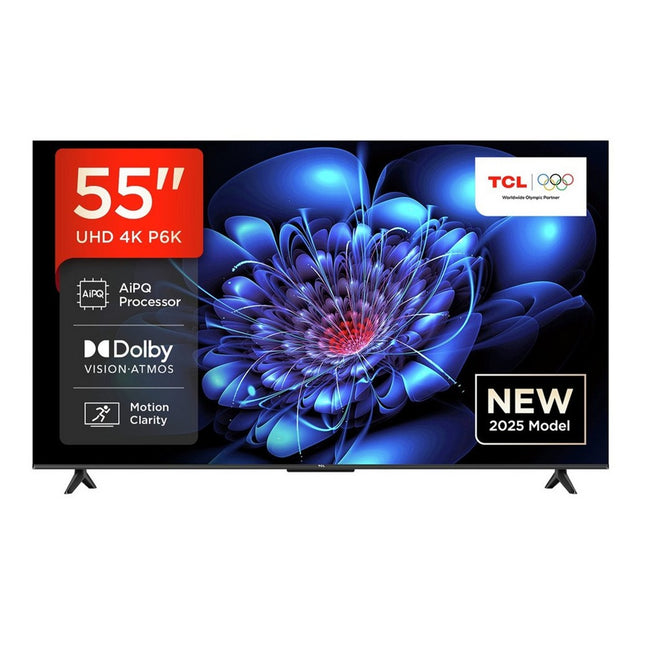 Televisor TCL 55" 55P6K 2025 LED 4K UHD Google TV