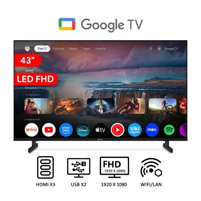 Televisor Miray 43" MS43-E2000GBT 2025 LED Full HD Google TV