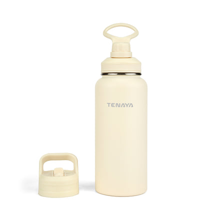 Botella Tenaya Tahoe 960 ml – Acero Inoxidable Doble Pared al Vacío con 2 Tapas