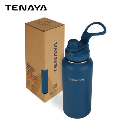Botella Tenaya Tahoe 960 ml – Acero Inoxidable Doble Pared al Vacío con 2 Tapas
