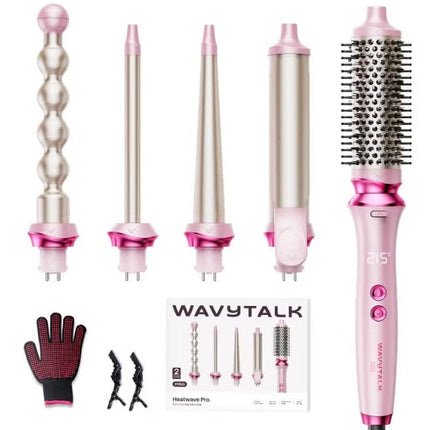 Set Rizador de Cabello Wavytalk Heatwave Pro 350S 5 en 1