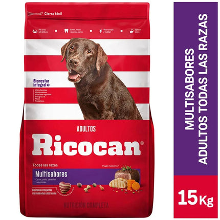 Ricocan Multisabores Adultos Todas Las Razas 15kg