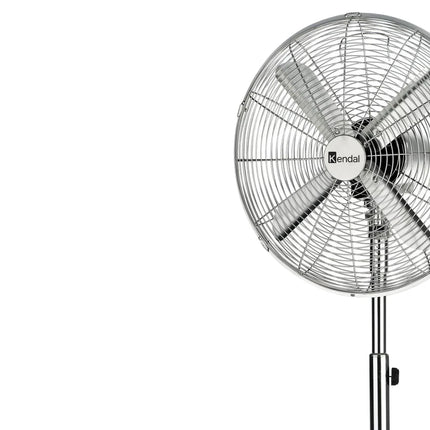 Ventilador de Pedestal 16 Pulgadas Metal Cromado Potencia 60W