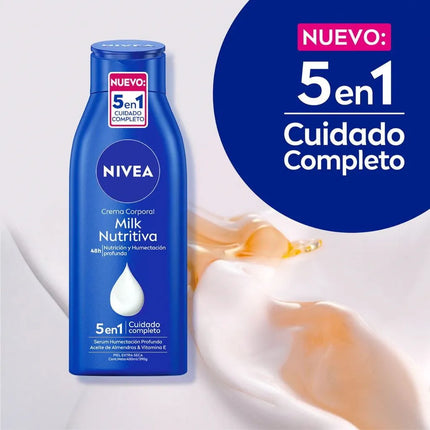 NIVEA - Crema Corporal Milk Nutritiva 400ml