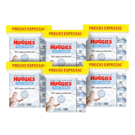 Pack Puro & Natural x240 (12 toallitas de P&N x240)