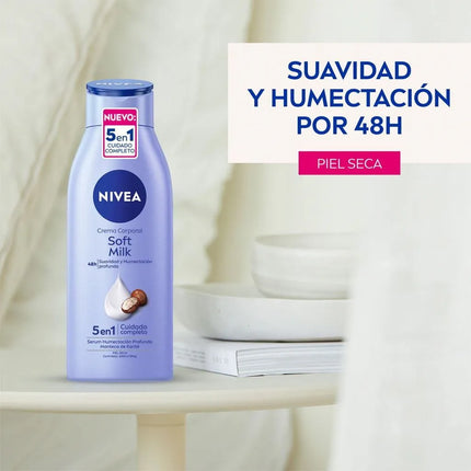 NIVEA - Crema Corporal Soft Milk 400ml
