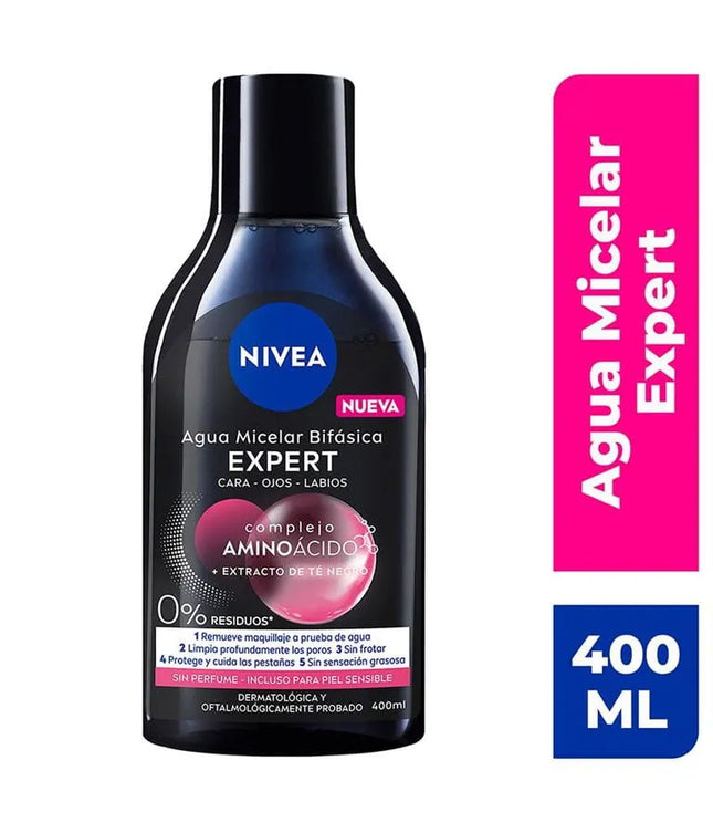 NIVEA - Agua Micelar Bifásica EXPERT 400ml